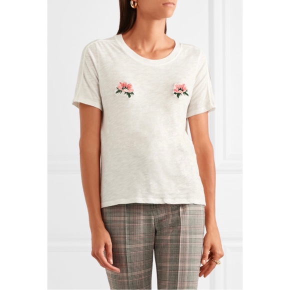 Maje Embroidered Tee - Picture 1 of 8